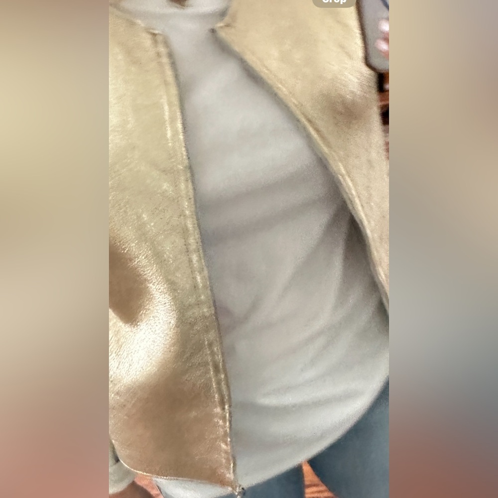 Majestic Filatures PARIS
Metallic Leather-Front Jacket (Designer Size 1)
Gold - Picture 3 of 15